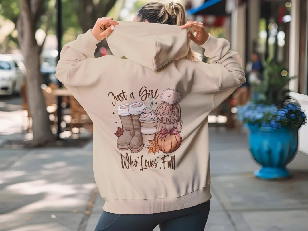"Just a Girl Who Loves Fall" Hoodie